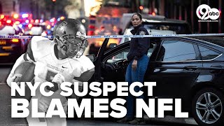 NYC tragic incident tied to NFL grievance investigators reveal suspect's note