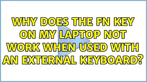 Why does the Fn key on my laptop not work when used with an external keyboard? (4 Solutions!!)