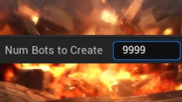 UE5 Lyra When You Trying To Spawn 9999 Bots
