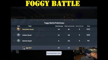 Undawn Foggy Battle 8 12 2025