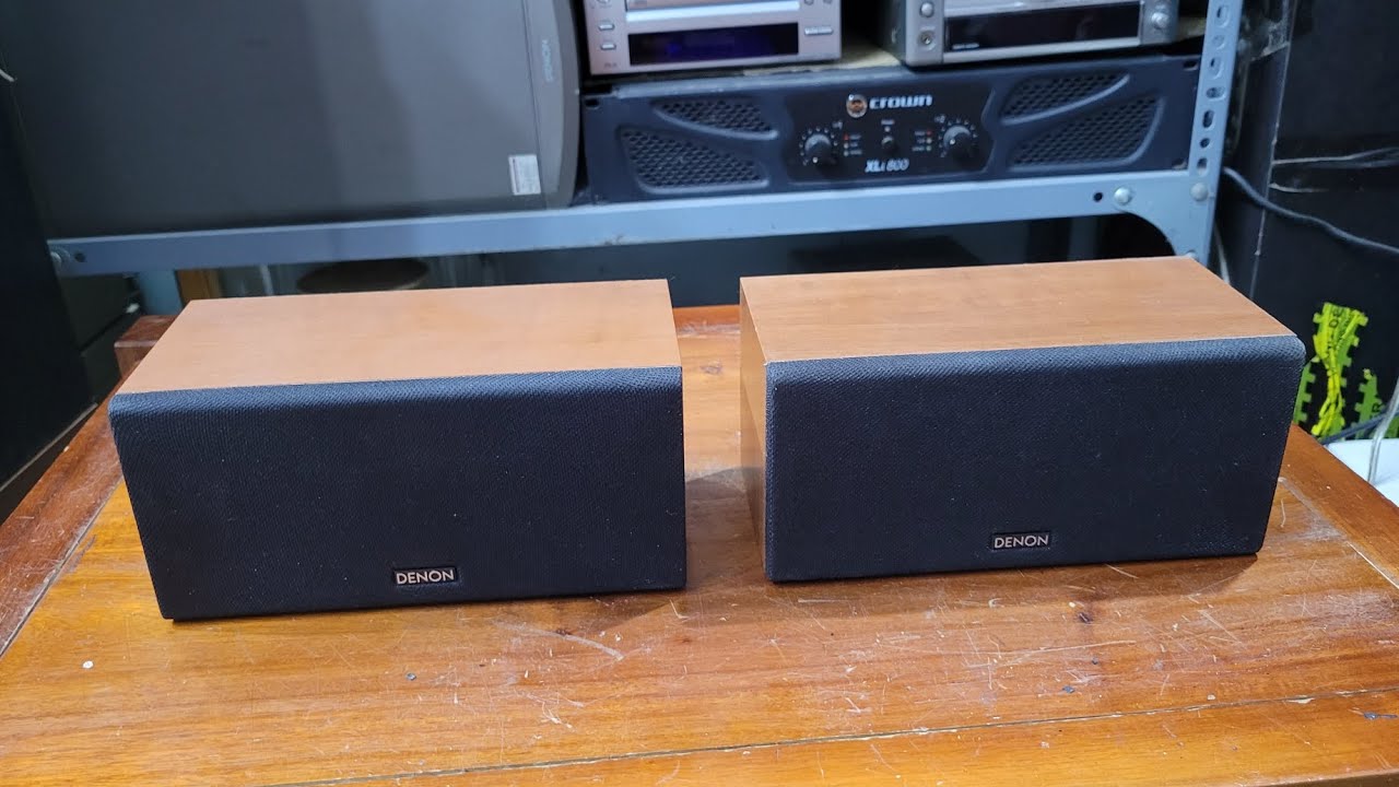 The Denon M380 center speaker has a unique way of playing vocals
