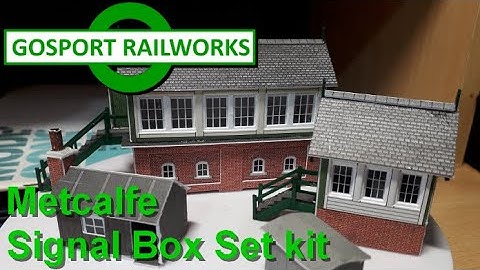 A Newbie Builds: Metcalfe Signal Box Set