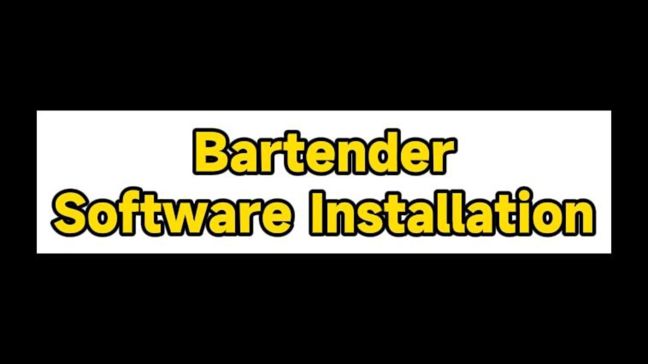 Xprinter Bartender Design Software Installation - YouTube