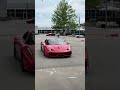 Ferrari Cars Leaving Indy