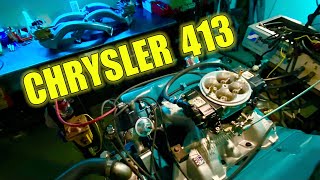 RARE 413 Chrysler Tested on DYNO  Historic 300J V8