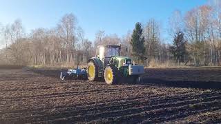 {Sound} John Deere 6920 mit Lemken Grubber am Wühlen