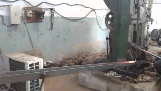 Hot forging process of Indian method