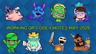 ALL WORKING QR CODE EMOTES MAY 2026❤️ CLASH ROYALE FREE EMOTES❤️