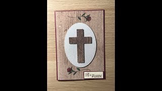 His Grace Easter Card Stampin'UP! Julia Sheehan