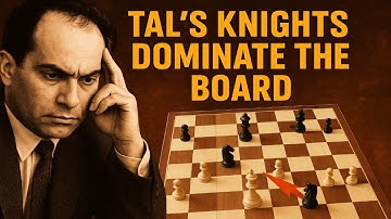 Tal’s Knights Dominate the Board: A Perfect Coordination Ends in Checkmate