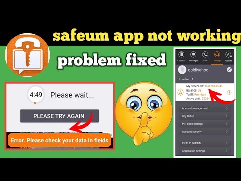 safeum app not working problem solve | safeum app sign up problem fixed