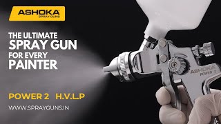 The Ultimate Spray Gun for Every Painter | Trusted for 40+ Years | Ashoka POWER 2 HVLP