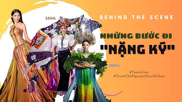 CHẾ NGUYỄN QUỲNH CHÂU training cho ĐỖ TÂY HÀ & TRẦN QUÂN trình diễn như "lướt" bộ trang phục nặng ký