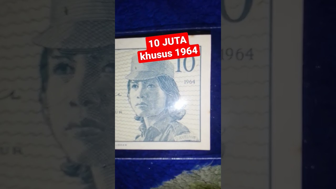 di beli 10 juta uang kuno 10 sen 1964.