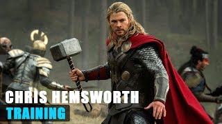 Chris Hemsworth training for THOR: Ragnarok