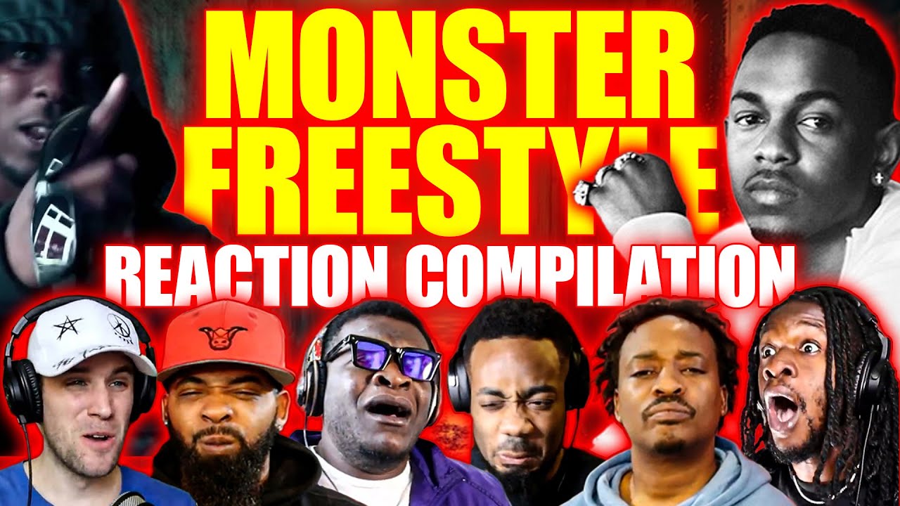 Kendrick Lamar - “Monster Freestyle” | Brutal Bars & Raw Emotion 🐐🔥 (Reaction Mashup)