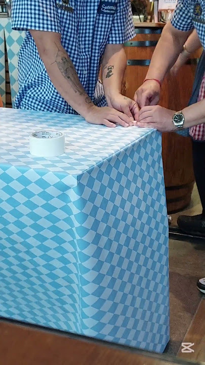 #short.Simple Tucking Tablecloth Arrangement.@felyganzagan2822