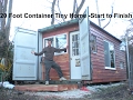 20 Foot Container Tiny Home Construction: From Start to Finish