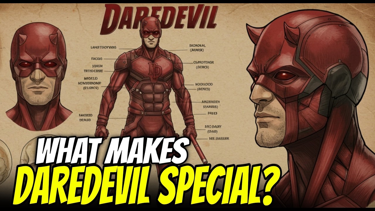 DAREDEVIL BIZARRE ANATOMY EXPLORED - HOW CAN HE SEE? HOW POWERFUL IS HE?