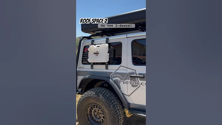 Two , 2-doors Jeep JL’s sporting the new Roofspace 2 RTT’s
