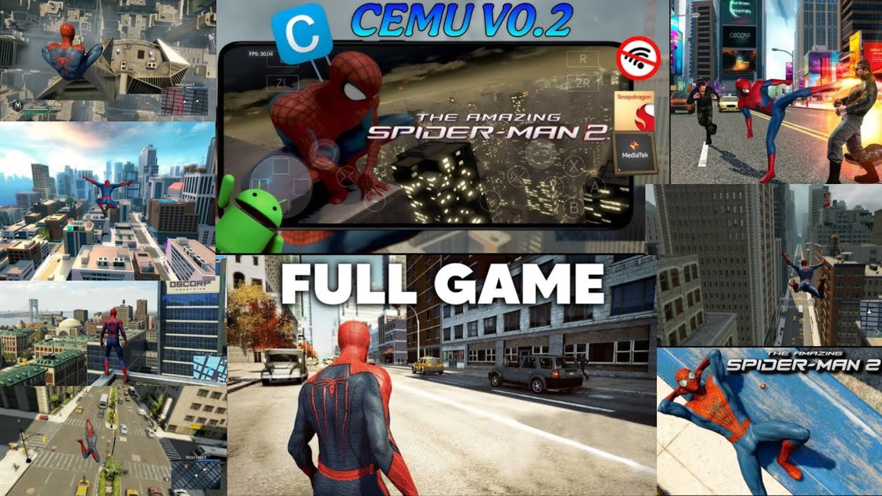 The Amazing Spider Man 2 Wii U Gameplay And Tutorial On Android Using 
