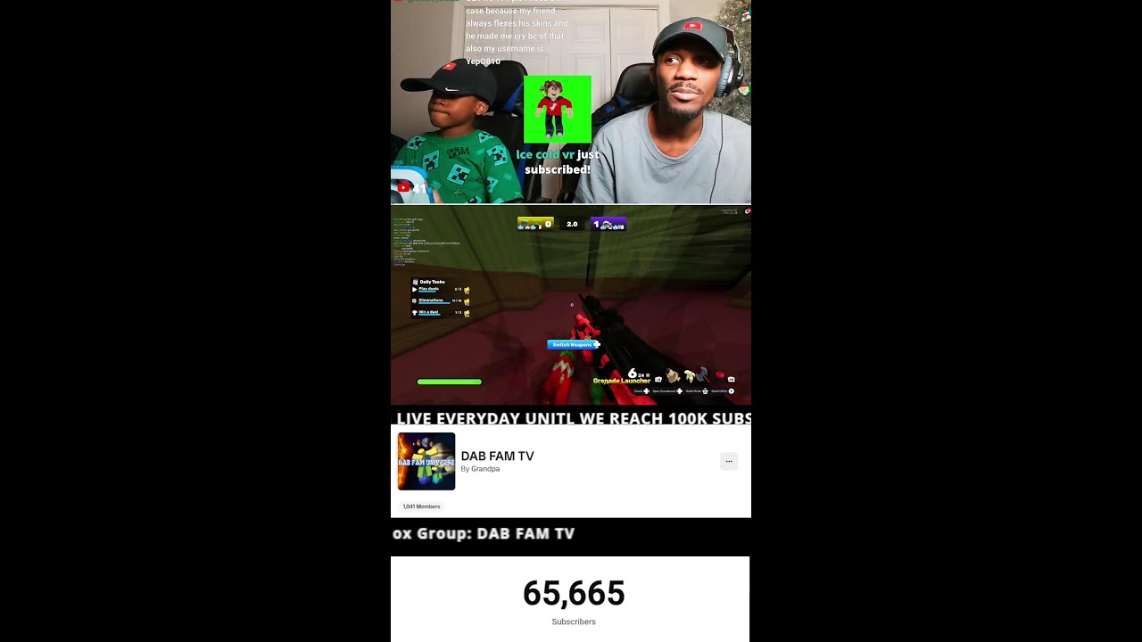 Stream Ends If We Die #shorts #robloxrivals #dabfam