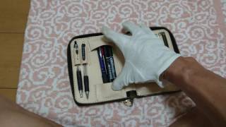 レザークラフト stfactory ラウンドファスナータイプの手帳完成致しました。