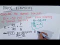 price elasticity of demand