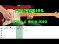 PRETENDING - Guitar lesson - Intro &amp; main solo with tabs (fast &amp; slow) - Eric Clapton