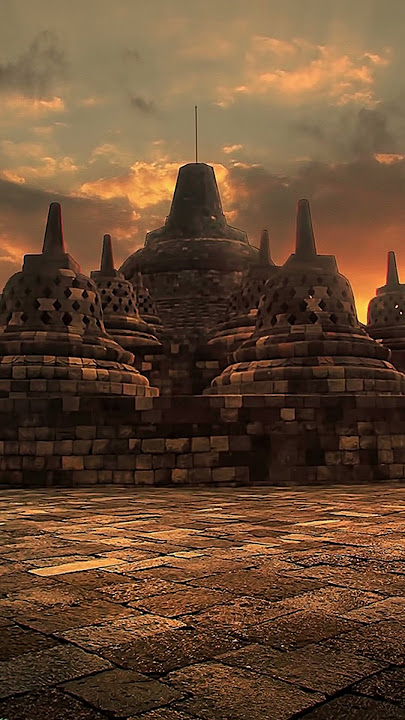 Borobudur, also transcribed Barabudur is a 9th-century Mahayana Buddhist temple #shorts