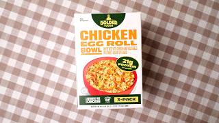 Costco's Bolder Foods Chicken Egg Roll Bowl Review!