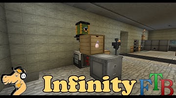 Modded Minecraft - FTB Infinity Expert Mode #21: Setting up the Auto-Enchanter
