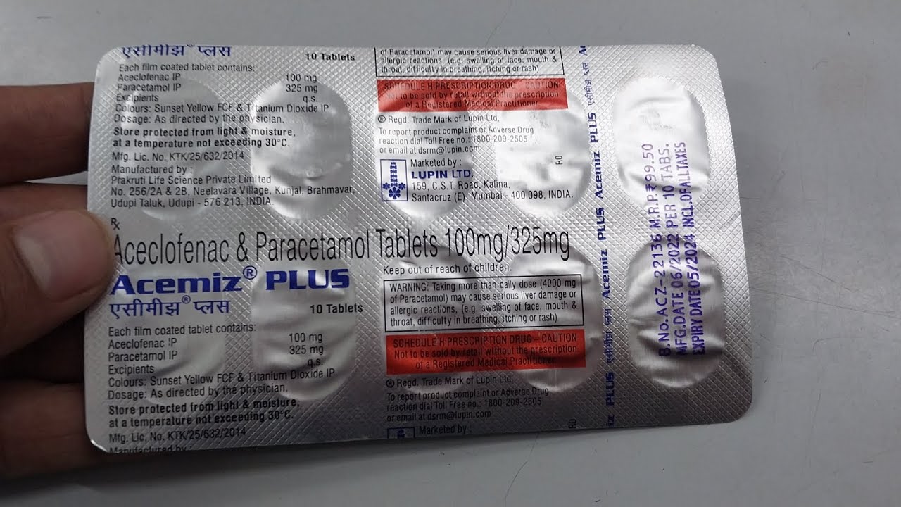 Acemiz plus tablets use in hindi// full review// fiver and painkiller ...