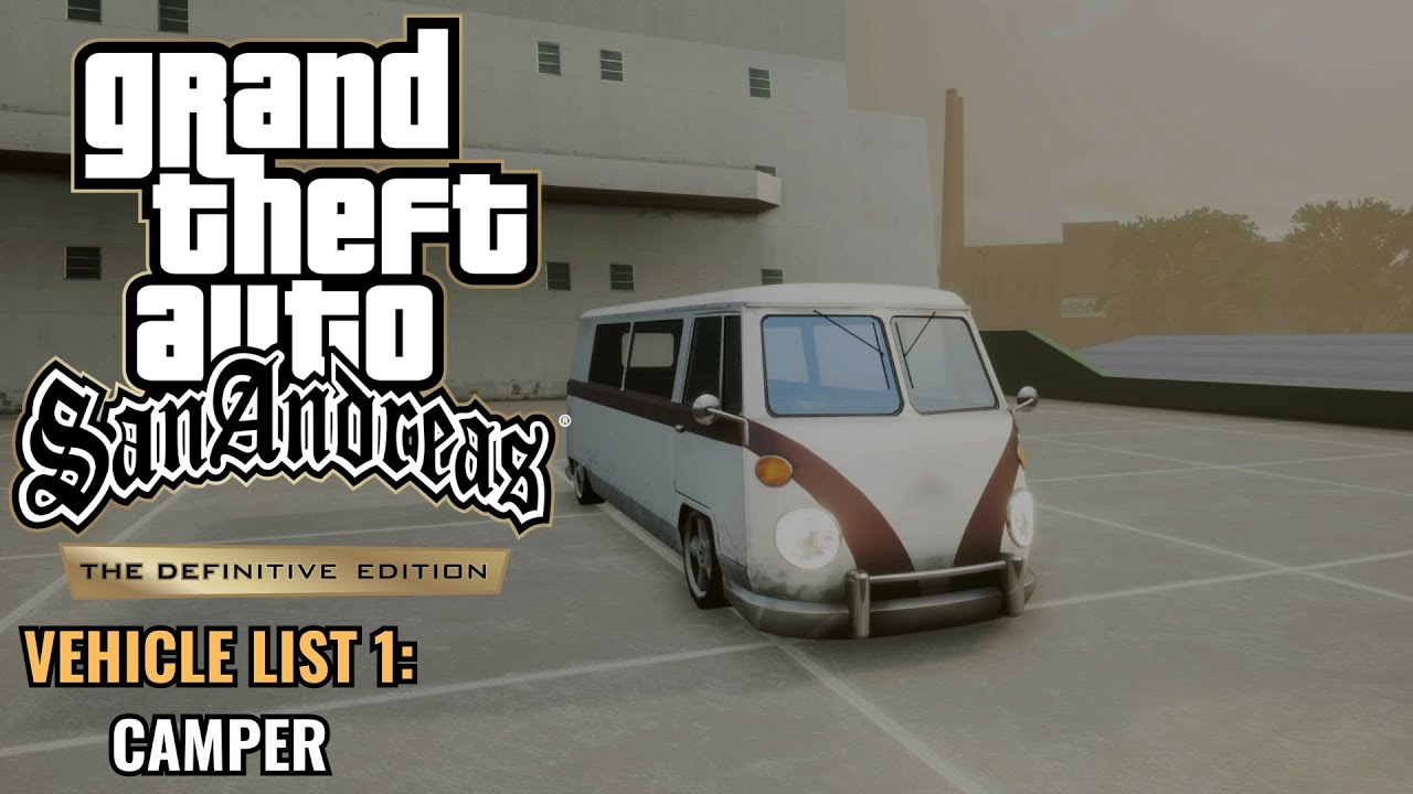 GTA San Andreas Definitive Edition Camper Location Export List 1 