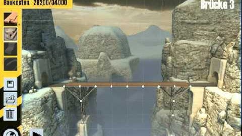 Bridge Constructor Level 5 Brücke 3 PC Game