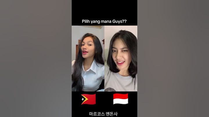 tiktok Indonesia vs Timor Leste