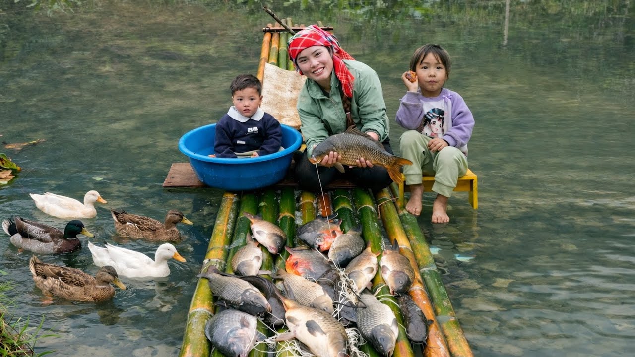 After the Storm: Catching Giant Fish and Sharing Market Days with My Children