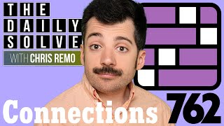 Connections 762 - NYT Word Game - 12 July 2025 #connections