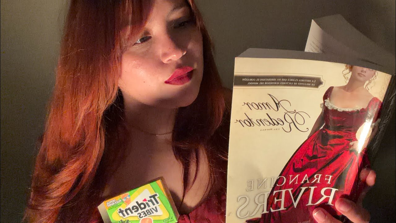 ASMR-30 MINUTOS DE LECTURA CON CHICLE#asmr #whisperedwords#lectura 