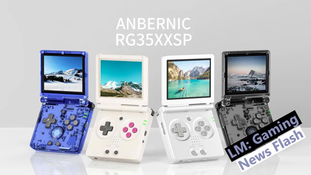 The New Anbernic RG35XXSP Supporting PSP, N64, NDS, DOS, DC & PS1