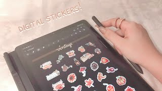 digital stickers (how you can use free stickers from pinterest!) || buttercup screenshot 1