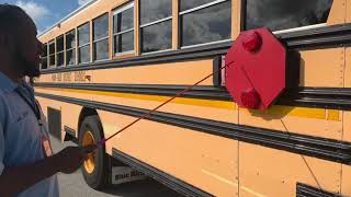School Bus Inspection: Students Stop Arms