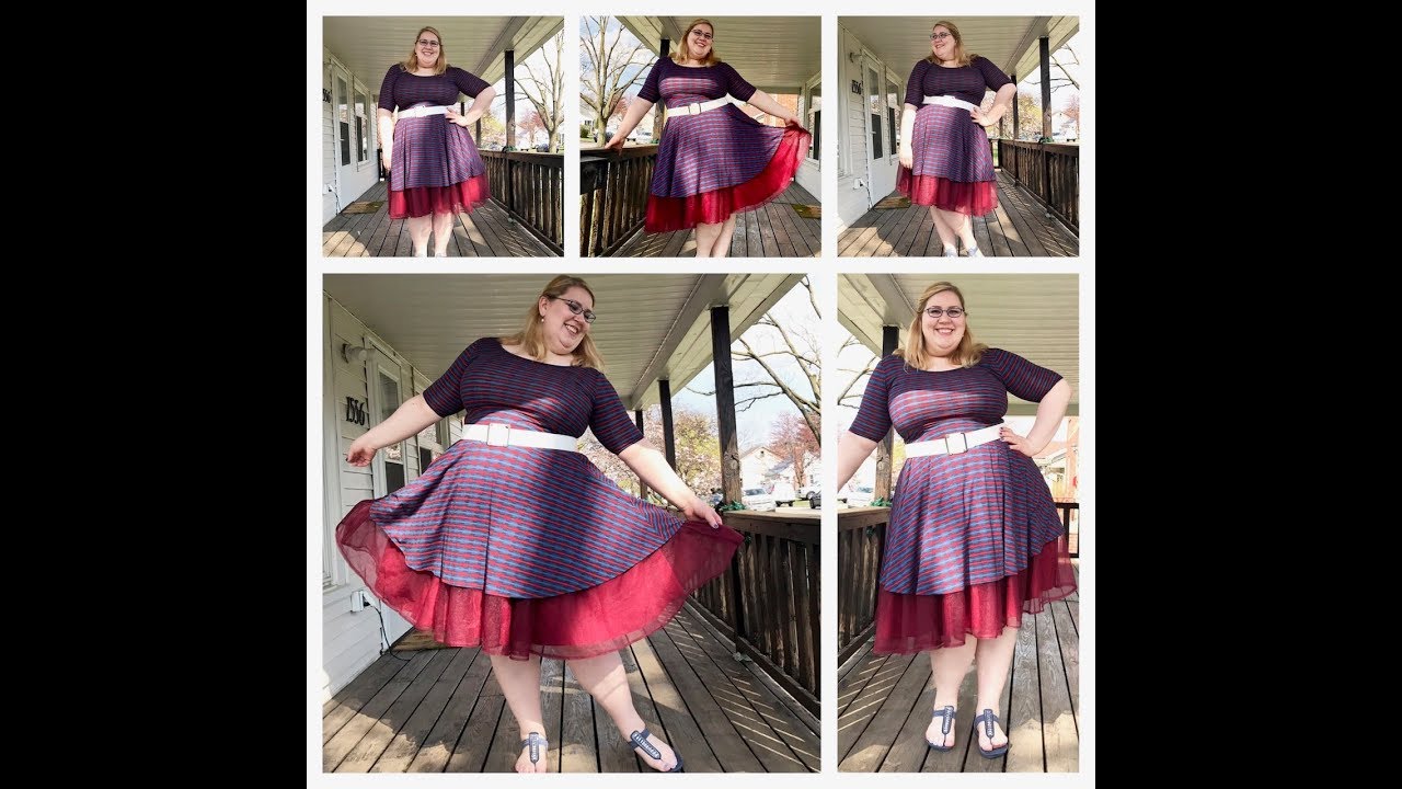 How to ROCK a LuLaRoe Nicole Dress at ANY Size, especially PLUS