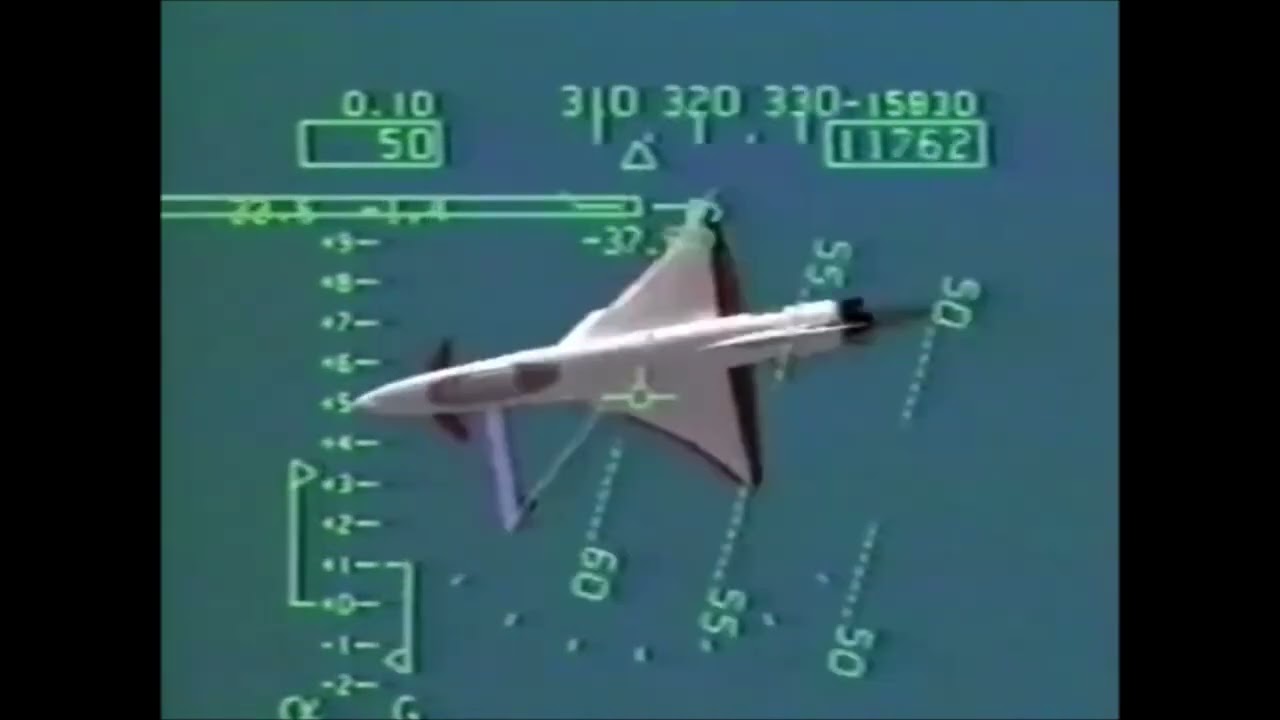 1995 NASA X-31 164584 CVR & Crash Animation - YouTube