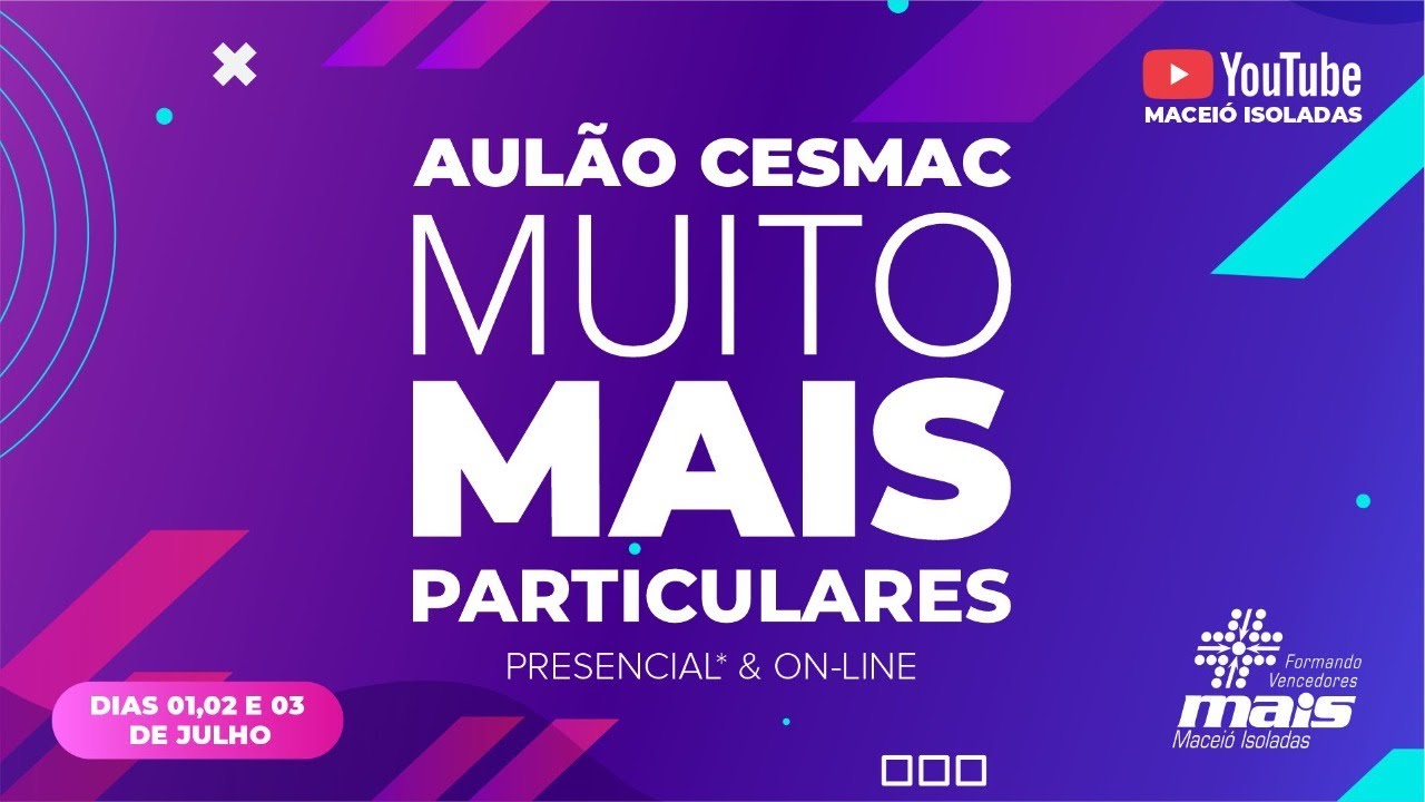 Aulão Cesmac - MUITO MAIS PARTICULARES
