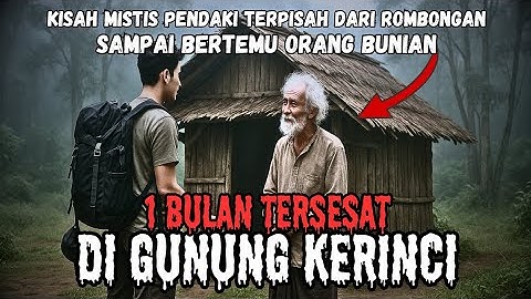 KETEMU ORANG BUNIAN‼️KISAH PENDAKI TERSESAT DI GUNUNG KERINCI‼️CERITA HOROR MISTERI‼️