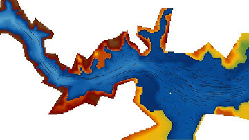 Malpasset Dam Break Streamlines