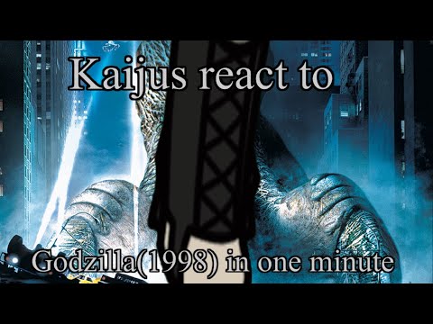 Kaijus React To Godzilla(1998) In One Minute By @MistyToonz