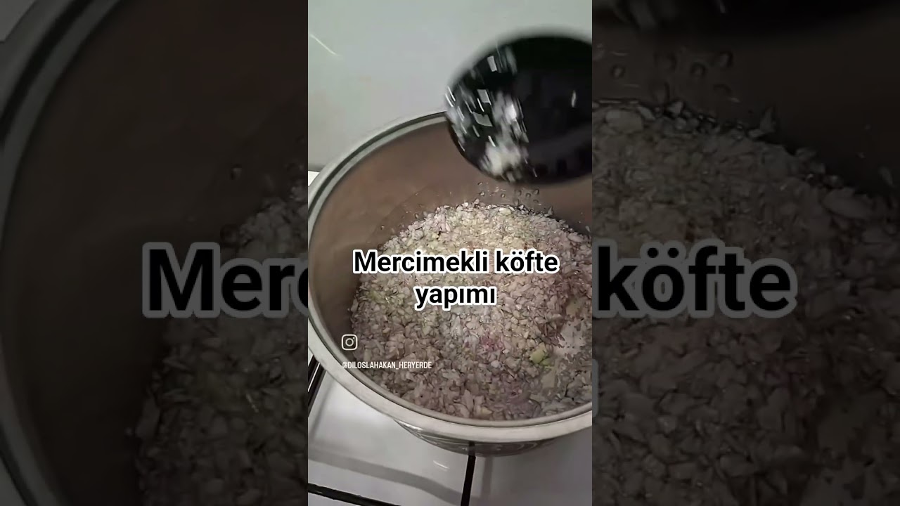 mercimekli köfte yapımı #pratiktarifler #tarif #yemektarifleri #yemek #food