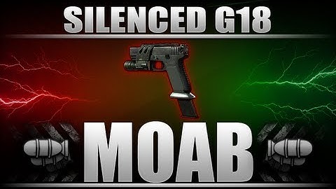 MW3 Silenced MOAB w/ single G18 (Secondary ONLY MOAB)